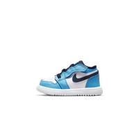Chaussure Jordan 1 Low Alt pour Bébé et Petit enfant Blanc/Obsidian/Dark Powder Blue 22