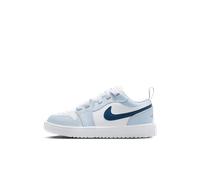 Chaussure Jordan 1 Low Alt pour enfant Blanc/Aura/Squadron Blue 34