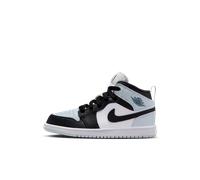 Chaussure Jordan 1 Mid pour jeune enfant Noir/Aura/Squadron Blue/Noir 31