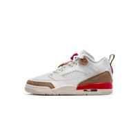 Chaussure Jordan Spizike Low pour ado Blanc/Desert Camo/Sail/Fire Red 35.5