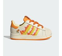 Chaussure LACETS ÉLASTIQUES ADIDAS Pokémon SUPERSTAR II Cream White / Shock Yellow / Bright Orange 23 1/2