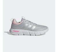 Adidas Baskets Cloudfoam Flex Lacets élastiques Femme Gris clair/Argent mat/Rose 36