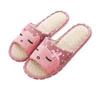 Chaussure Maison Hiver Pantoufles Diabétiques Bout Ouvert Design Mules Fausse Fourrure Chaussures pour Intérieur Extérieur Femmes Hommes Cotton avec Semelle Souple Enfiler Facile