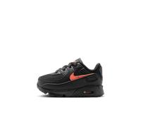Chaussure Nike Air Max 90 pour bébé et tout-petit Noir/Turf Orange 22