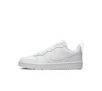 Chaussure Nike Court Borough Low 2 pour ado Blanc/Blanc/Blanc 36.5
