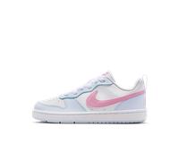 Chaussure Nike Court Borough Low Essential+ pour ado Blanc/Football Grey/Pink Rise 38.5