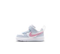 Chaussure Nike Court Borough Low Essential+ pour bébé et tout-petit Blanc/Football Grey/Pink Rise 21