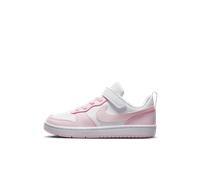 Nike Chaussure Court Borough Low Recraft pour enfant Blanc/Pink Foam 35