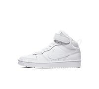 Chaussure Nike Court Borough Mid 2 pour ado Blanc/Blanc/Blanc 38