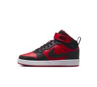 Chaussure Nike Court Borough Mid 2 pour ado University Red/Blanc/Noir 38.5
