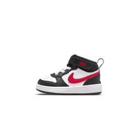 Chaussure Nike Court Borough Mid 2 pour Petit enfant Blanc/Blanc/Noir/University Red 21