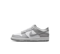 Chaussure Nike Dunk Low pour ado Blanc/Blanc/Light Smoke Grey 37.5