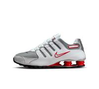 Chaussure Nike Shox NZ pour Homme Blanc/Sport Red/Cool Grey/Metallic Silver 43