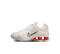 Chaussure Nike Shox R4 pour ado Blanc/Phantom/Picante Red/Blanc 38