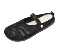 Chaussure Orthopédique Femme Confortable Sandales décontractées pour Femmes Chaussures légères polyvalentes idéales pour Vacances Plage et Loisirs sans Boucle ni Talon Confort Tout Long(Black, 41)