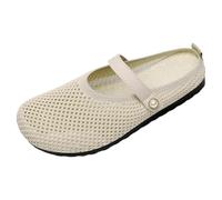 Chaussure Orthopédique Femme Confortable Sandales décontractées pour Femmes Chaussures légères polyvalentes idéales pour Vacances Plage et Loisirs sans Boucle ni Talon Confort Tout Long(Beige, 37)