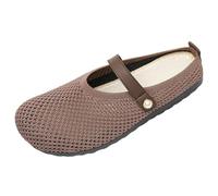 Chaussure Orthopédique Femme Confortable Sandales décontractées pour Femmes Chaussures légères polyvalentes idéales pour Vacances Plage et Loisirs sans Boucle ni Talon Confort Tout Long(Coffee, 41)