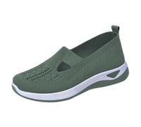 Chaussure Orthopédique Femme Ete en Maille Légères Et Respirantes Basket sans Lacet Femme Chaussures De Marche Slipins Chaussons Femme Sneakers Blanche Mode Et Sport Running De Randonnée Tennis