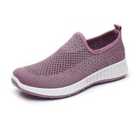 Chaussure Orthopedique Femme Marche Orthopédique Pas Cher Baskets Sans Laçage Pour Femmes Chaussures De À Plateforme Légères Et Confortables Amortissement Accru Soulagement Des Pieds 2026 c-Light Viol