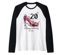 Chaussure Papillon MB 20th Birthday Happy Birthday to Me Manche Raglan