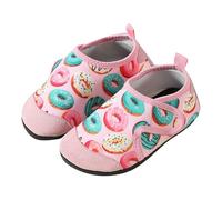 Chaussure pour Basketball Fille,Baskets pour Filles Semelles Souples AntidéRapantes SéChage Rapide Chaussures De Plage avec ImpriméS Fermeture Facile pour Un Usage Quotidien