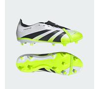 Adidas Mixte Predator League Fold-Over Tongue Firm Ground/Multi Ground Football Boots, Cloud White/Core Black/Lucid Lemon, 43 1/3 EU