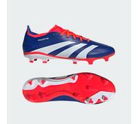 adidas Mixte Predator League Football Boots Firm Ground Chaussures, Lucid Blue/Cloud White/Solar Red, 42 EU