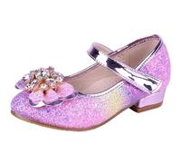 Chaussure Princesse Fille Chaussure Talon Enfant Sandales Paillette Fête Filles 30 EU/Étiqueter 31,Rose