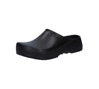 Chaussures professionnelles de type suédois Super Birki en polyuréthane noir avec semelle en liège et lin, Noir, 26.5 cm