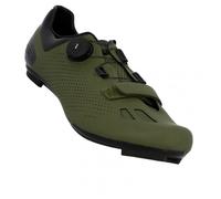 CHAUSSURE ROUTE FLR PRO F11 T44 KAKI SERRAGE MOLETTE + BANDE AUTO AGRIPPANTE