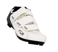 Chaussure route flr pro f35 t45 blanc 3 bandes auto agrippantes (pr)
