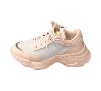 Chaussure Running Femme tendance à lacets pour femmes, chaussures de course décontractées à amorti maximal de marche et tennis ode Jogging Sport Fitness Gym Athlétique Respirante Air (Beige, 41)