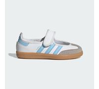 ADIDAS ORIGINALS Ballerines 'Samba' bleu clair / gris foncé / blanc, Taille 30,5