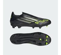 Chaussure sans lacets F50 League Terrain souple/Multi-surfaces Core Black / Iron Metallic / Lucid Lemon 46 2/3
