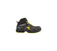 Diadora Utility Shark SI Mid S3S, bottes de sécurité unisexes 47 EU Noir/Gris/Jaune Noir/Gris/Jaune