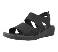Skechers Sandales Arya-Modern Muse pour femme, noir/noir, 40 EU