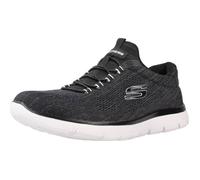 Skechers Mixte Summits Fun Flare Baskets, Noir, 36 EU
