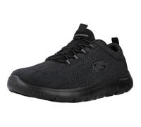 Skechers Homme Summits Louvin Mocassin, Black Mesh/PU/Trim, 43 EU