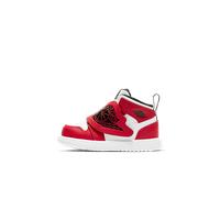 Chaussure Sky Jordan 1 pour Bébé et Petit enfant Blanc/University Red/Noir 18.5