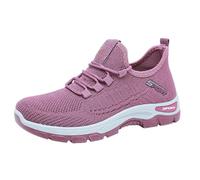 Chaussure Sport Femme Pieds Larges Chaussures Orthopediques Women's Mesh Casual Shoes Spring Summer and Autumn Fly Woven Breathable Casual Shoes Lightweight Mesh Walking Sports Chaussures de Running