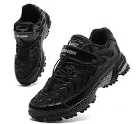 Chaussure Sports Enfant Baskets Garçon Fille Respirant Légère Chaussure Course Outdoor(All Noir,33EU)