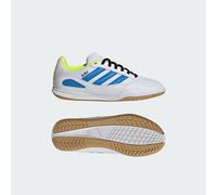 adidas Mixte Enfant Super Sala Competition III Indoor Football Kids Shoes, FTWR White/Lucid Ray Blue/Solar Yellow, 33 EU