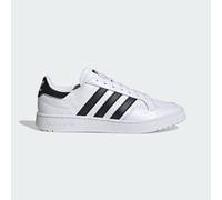 adidas Baskets Team Court pour Homme, Cloud White Core Black Cloud White, 43 1/3 EU, Cloud White Core Black Cloud White, 43 1/3 EU