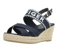 Tommy Hilfiger Sandales Compensées En Sparte Fw0fw07091 Seasonal Webbing