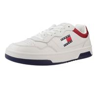 Chaussure Tommy Jeans Modèle Tjm Cupsole Leather Ess - Coleur Blanc 42