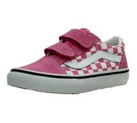 Chaussure Vans Modèle Old Skool V Checkerboa - Coleur Rose 31 1/2