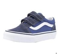Vans Chaussures Old Skool V Enfant Bleu foncé et blanc Taille 27,5