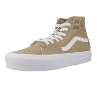 VANS Baskets hautes 'SK8-Hi' marron / blanc, Taille 37