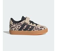 adidas Mixte Enfant VL Court 3.0 Children Shoes, Crystal Linen/Core Black/Khaki Six, 32 EU
