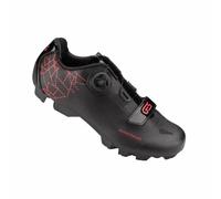 CHAUSSURE VTT GES MOUNTRACER2 NOIR-ROUGE T42 FIXATION BOA-AUTO-AGGRIPANTE